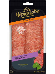 Колбаса Черкизово Премиум Прошутто сырокопченая нарезка, 100г
