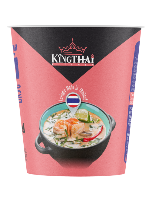 Крем-суп быстрого приготовления Kingthai Kitchen Том ям сливочный, 35г