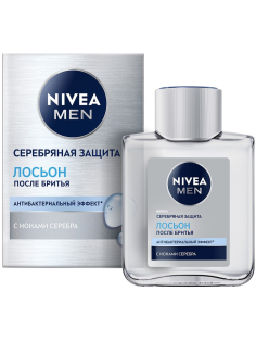 Лосьон после бритья Nivea Men Серебряная защита, 100мл