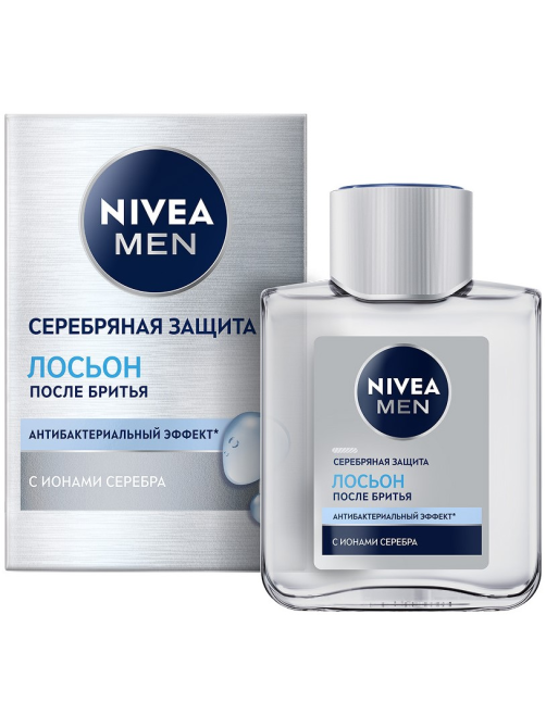 Лосьон после бритья Nivea Men Серебряная защита, 100мл