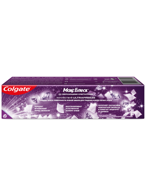 Зубная паста Colgate Максимальный блеск со сверкающими кристаллами, 100мл