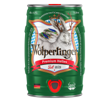 Пивной напиток Wolpertinger Premium Helles, 5л