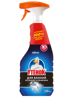 Средство чистящее для ванной Туалетный Утенок Антиналет и ржавчина, 520мл