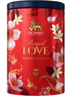 Чай Richard Royal Love чёрный цейлонский крупнолистовой с ароматом бергамота и ванили, 80г
