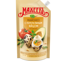 Майонез Махеевъ с перепелиным яйцом 67%, 380г