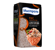 Крупа рис Мистраль Самарканд круглозерный красный, 500г
