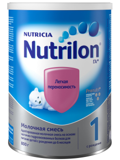 Смесь молочная детская Nutrilon 1 с рождения, 800г