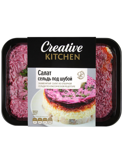 Салат Creative Kitchen Сельдь под шубой, 400г
