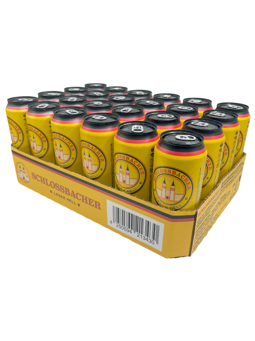 Пиво Schlossbacher Lager Hell светлое фильтрованное, 0.5л