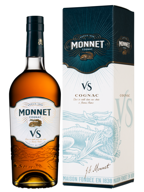 Коньяк Monnet VS в подарочной упаковке, 0.5л