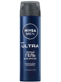 Гель для бритья Nivea Men с активным углем, 200мл