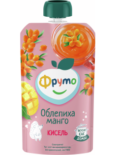 Кисель детский Фруто Облепиха и манго, 130г