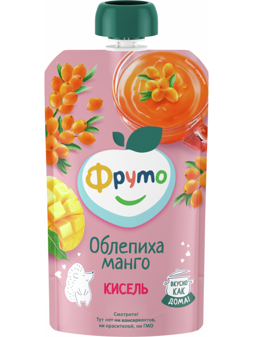 Кисель детский Фруто Облепиха и манго, 130г