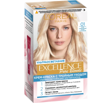 Крем-краска для волос L'Oreal Paris Excellence creme 01 Суперосветляющий русый натуральный, 200мл
