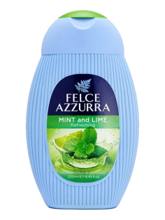 Гель для душа Felce Azzurra мята и лайм, 250мл