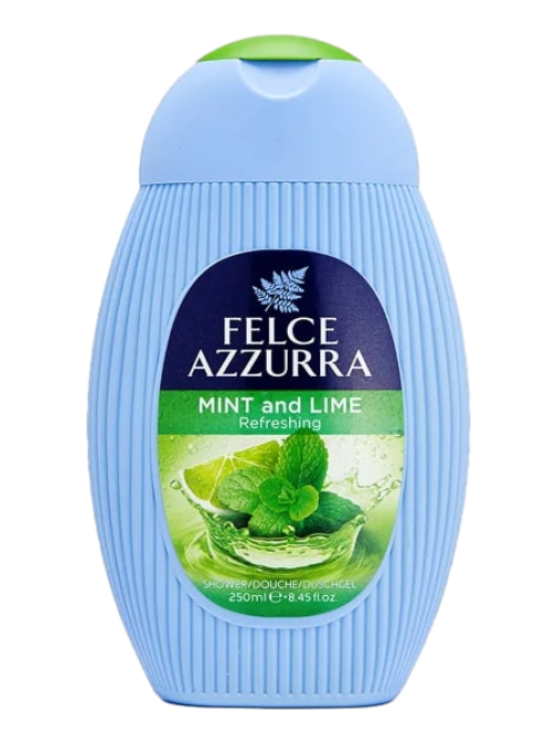 Гель для душа Felce Azzurra мята и лайм, 250мл