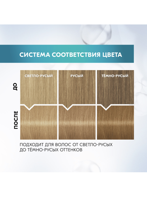 Краска для волос Глисс Кур 9.14 Пепельный блонд, 170г