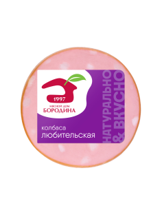 Колбаса Мясной дом Бородина Любительская вареная, 400г