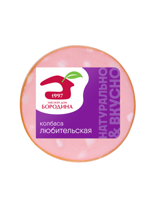 Колбаса Мясной дом Бородина Любительская вареная, 400г