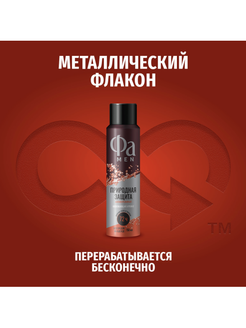 Антиперспирант-спрей Фа Men Природная защита Освежающий аромат, 150мл
