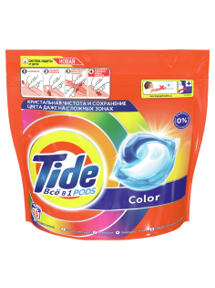 Капсулы для стирки Tide Color (16.8г x 35шт), 588г