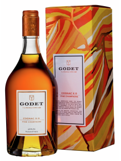 Коньяк Godet XO Fine Champagne Cognac в подарочной упаковке, 0.7л