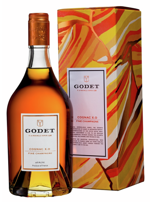 Коньяк Godet XO Fine Champagne Cognac в подарочной упаковке, 0.7л