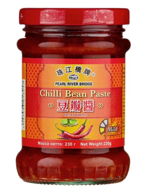 Паста Pearl River Bridge Chili Bean Табаджан, 230г