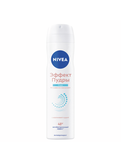 Антиперспирант-спрей Nivea Эффект пудры Fresh антибактериальный эффект, 150мл
