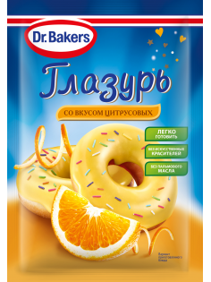 Глазурь Dr.Bakers со вкусом цитрусовых, 90г