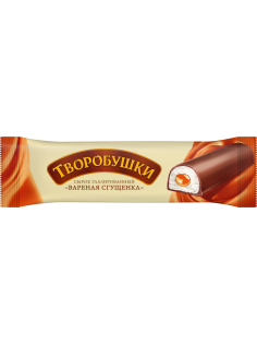 Сырок творожный глазированный Творобушки с вареным сгущенным молоком 20%, 40г