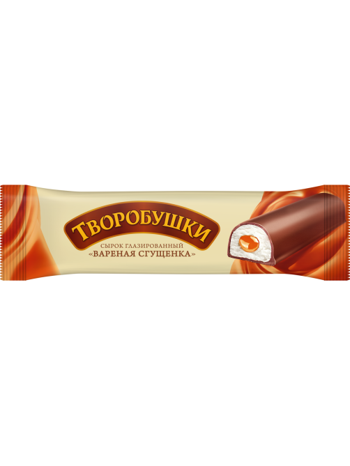 Сырок творожный глазированный Творобушки с вареным сгущенным молоком 20%, 40г