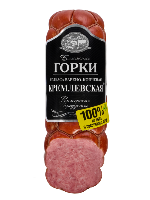 Колбаса Ближние горки Кремлевская варено-копченая, 350г