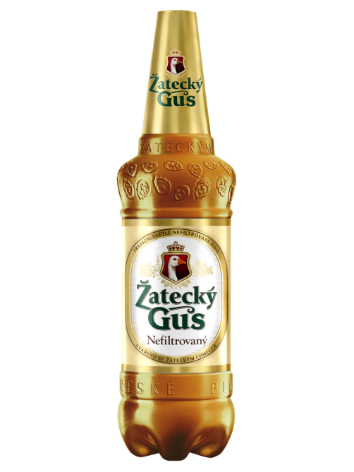 Пиво Zatecky Gus нефильтрованное, 1.35л
