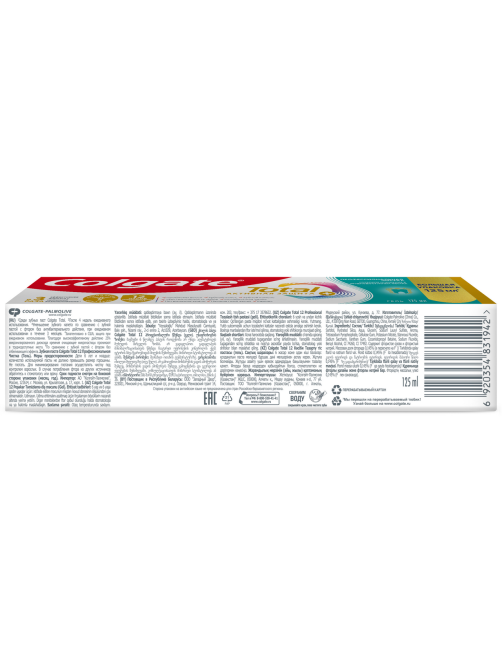 Зубная паста Colgate Total 12 Профессиональная Чистка Гель, 125мл