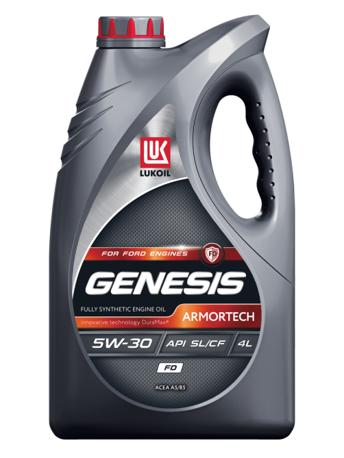 Масло моторное синтетическое Lukoil Genesis Armortech FD 5W-30 А5В5, 4л