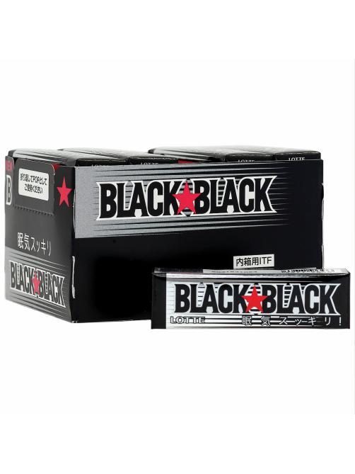 Жевательная резинка Lotte Black Black, 26г x 15 шт