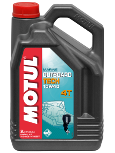 Масло Motul Outboard Tech 4T 10W-40 для лодочных моторов 4т, 5л