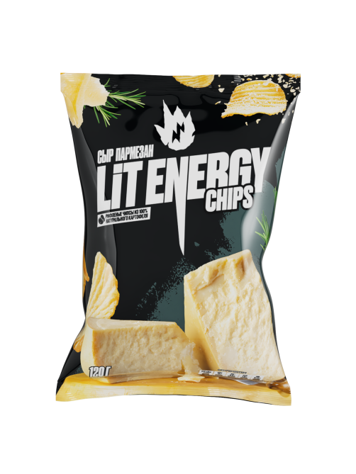 Чипсы Lit Energy пармезан, 120г