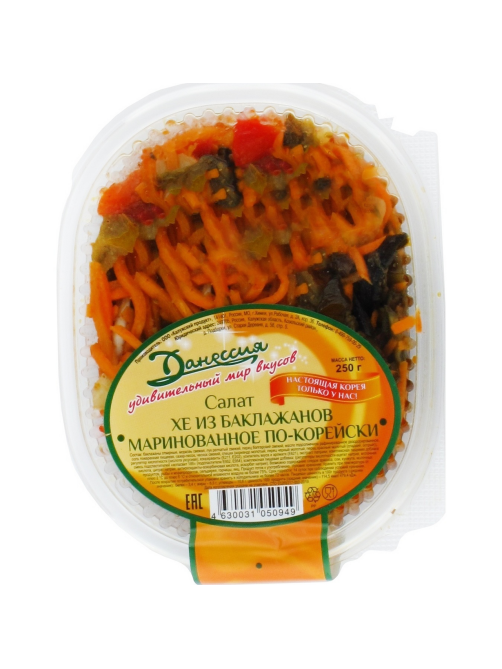 Салат Данессия Хе из баклажанов по-корейски, 250г