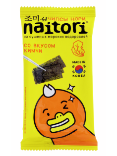 Чипсы нори Naitori со вкусом кимчи, 3г