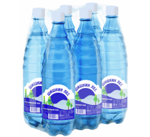 Вода Шишкин лес питьевая газированная, 1л x 6 шт