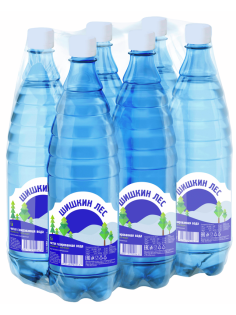 Вода Шишкин лес питьевая газированная, 1л x 6 шт