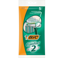 Бритва одноразовая мужская BIC Комфорт 2, 5шт