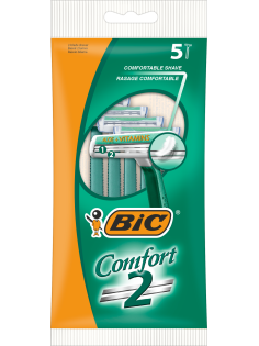 Бритва одноразовая мужская BIC Комфорт 2, 5шт
