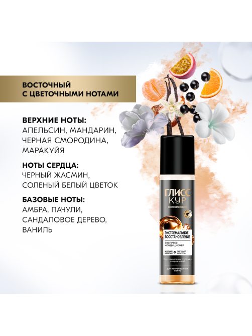 Экспресс-кондиционер для волос Глисс Кур Экстремальное восстановление глубоких повреждений волос, 200мл