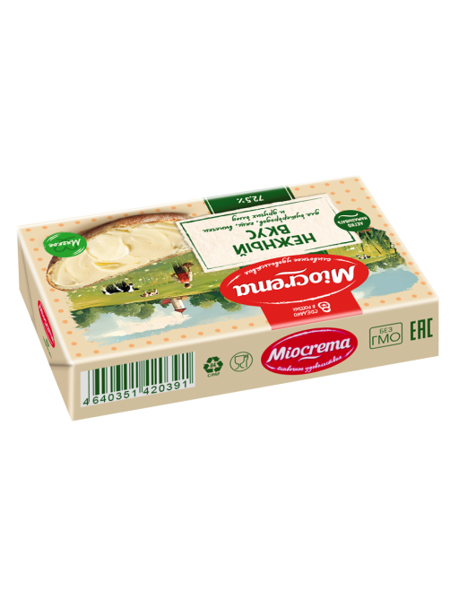 Крем Miocrema на растительных маслах 72.5%, 180г