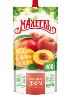 Джем Махеевъ персик и манго, 400г