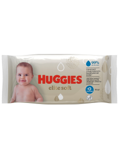 Салфетки влажные детские Huggies Elite Soft, 56шт