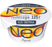 Йогурт греческий Neo персик 1.7%, 125г